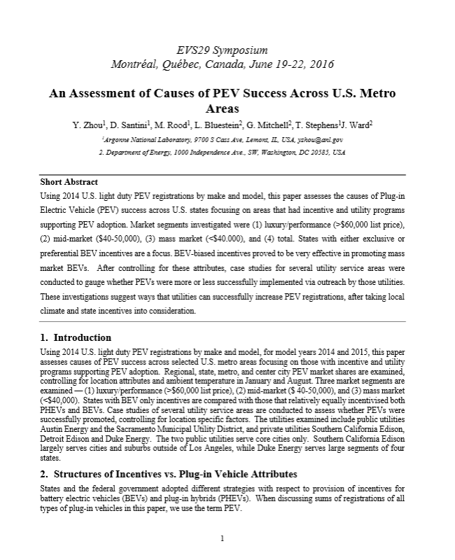 EVS Departments  Argonne National Laboratory