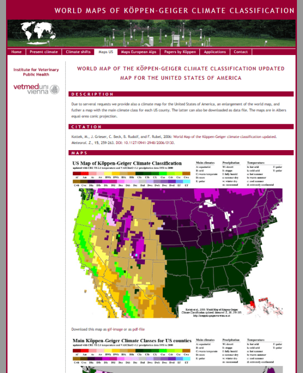 World Map Of The Koppen Geiger Climate Updated Map For Resource 0070 600x738 